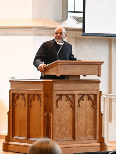 the Rev. Dr. William C. Tuner, Jr. at the OBCS 2024 Sankofa Lectures
